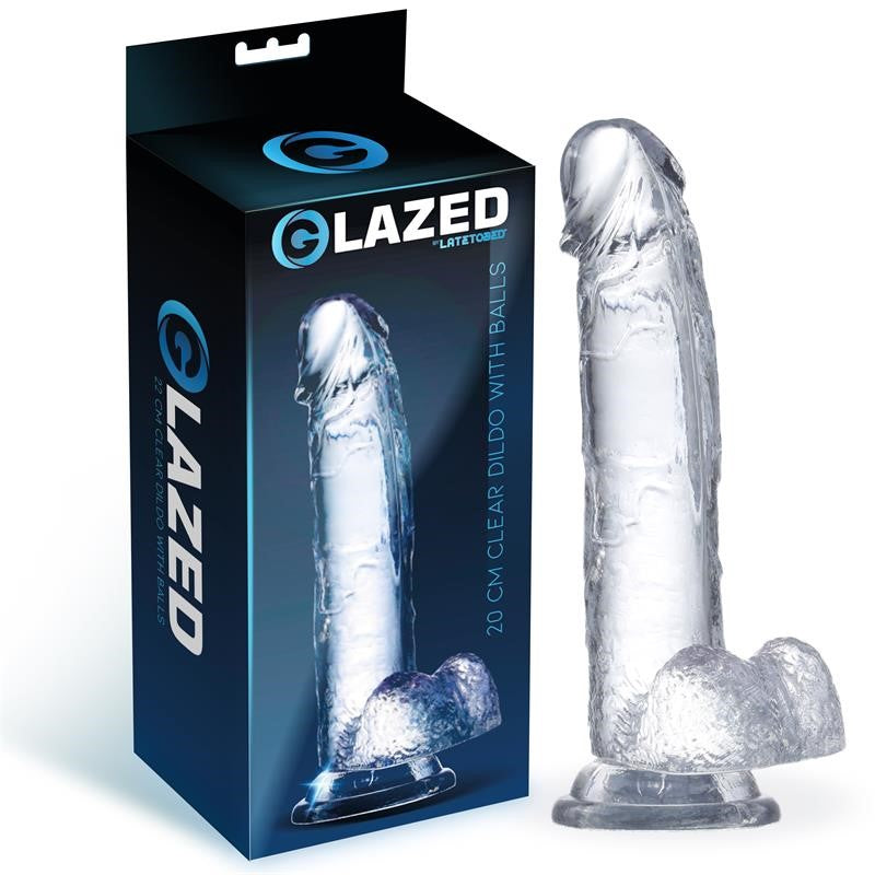 GLAZED DILDO KRISTALL